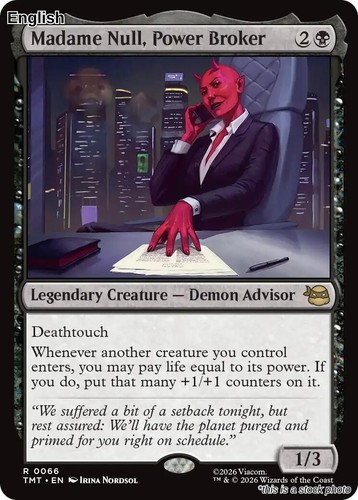 Madame null power - madame, broker