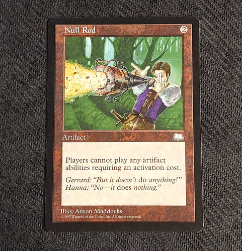 Mtg null rod weatherlight - rod,