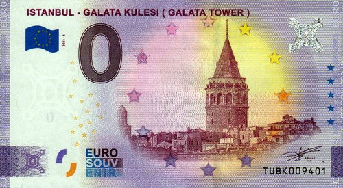 Banconota zero euro - zero, 0