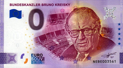 Banconota zero euro - zero, 0