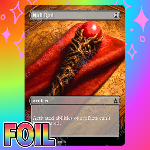 Null rod foil - rod, playtest