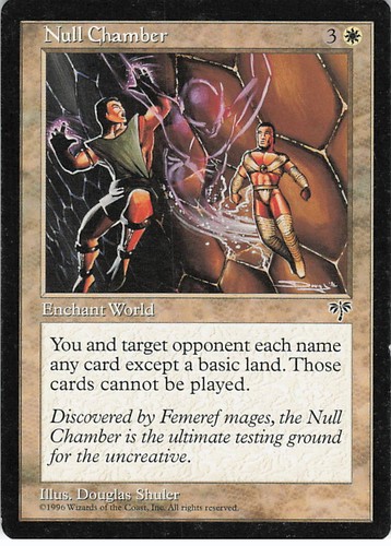 Null chamber rare - rare, mirage