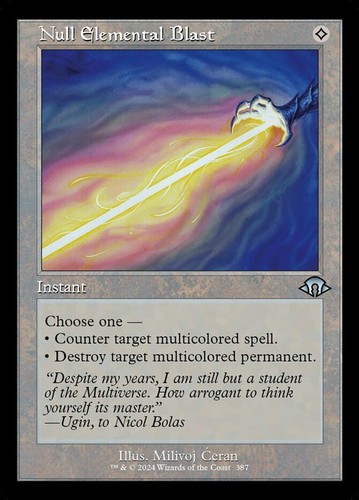 Null elemental blast - elemental,