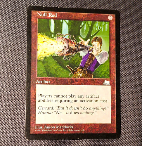 Null rod weatherlight rare - rod,