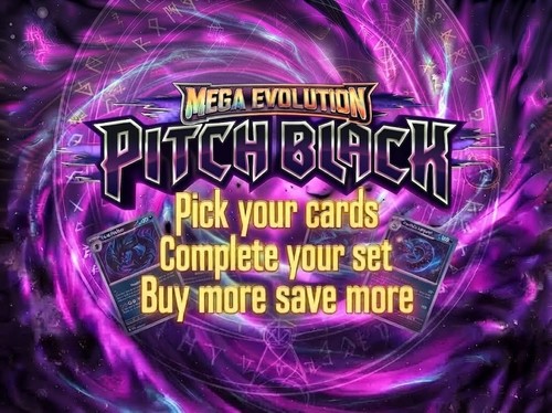 Pokémon pitch black pick - black,