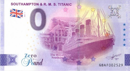 Banconota sterline titanic - banconota,