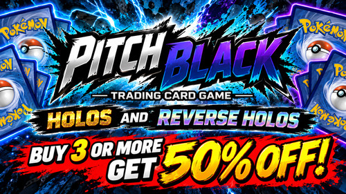 Pitch black holos reverse - black,